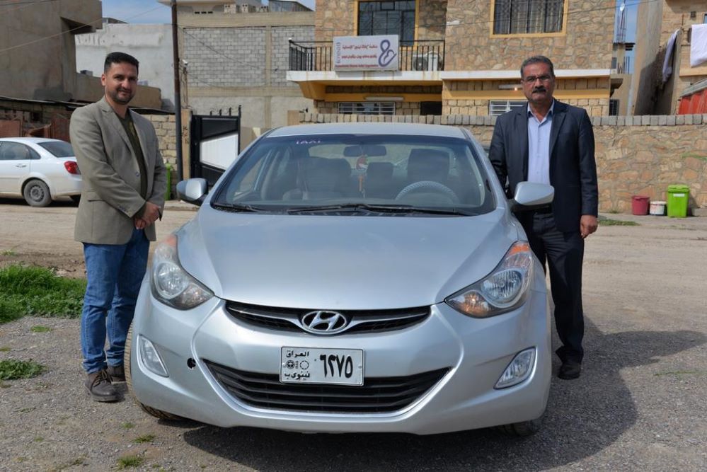 Driver has new taxi!