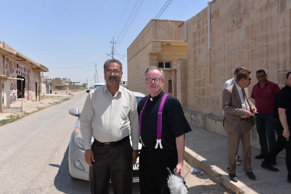 Fr. Ben with Sabah Yousif